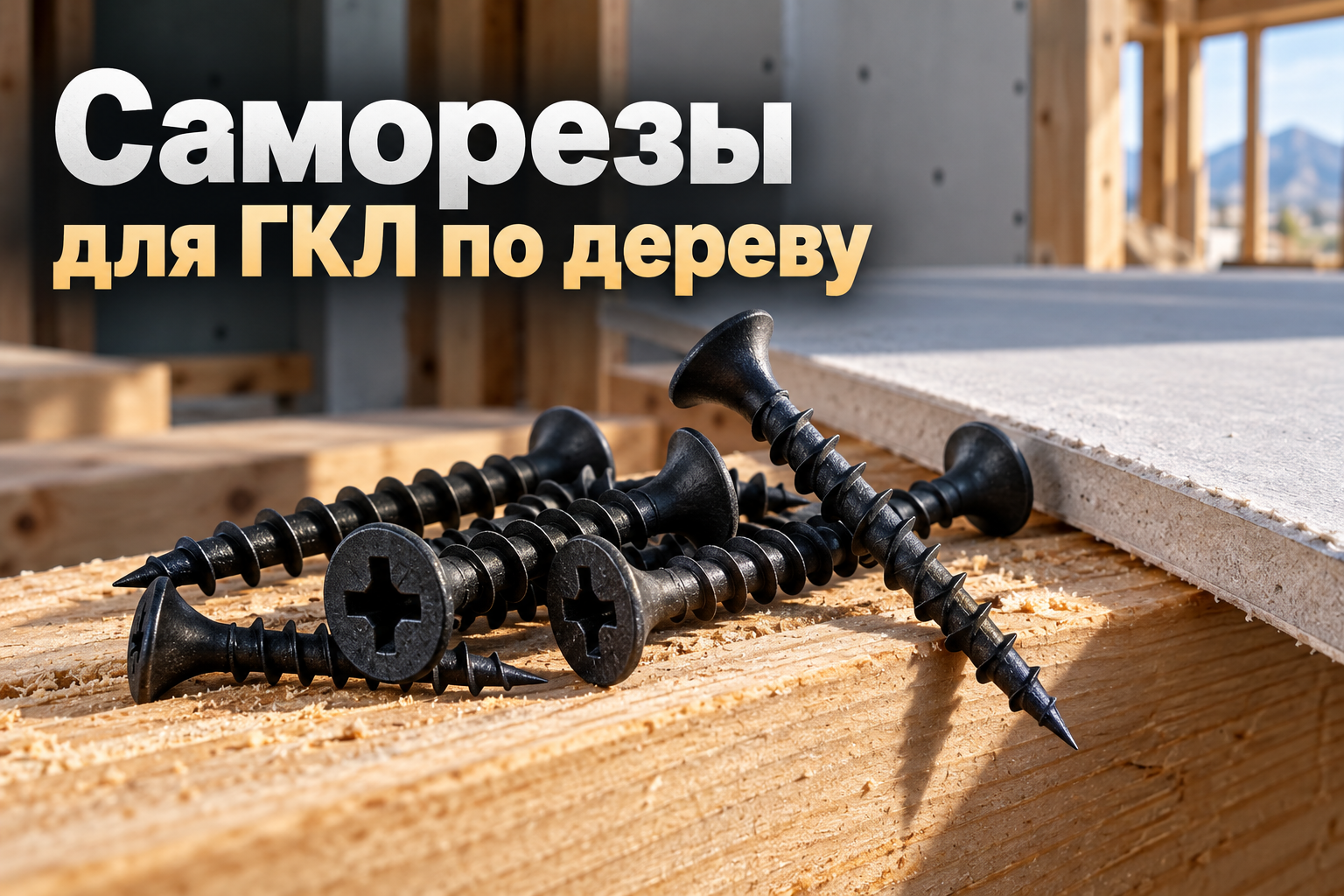 Саморезы для ГКЛ по дереву (оксидированные, крупная резьба): размеры 3.5–4.8 мм, таблица веса и штук в 1 кг, шаг крепления и выбор в Казахстане