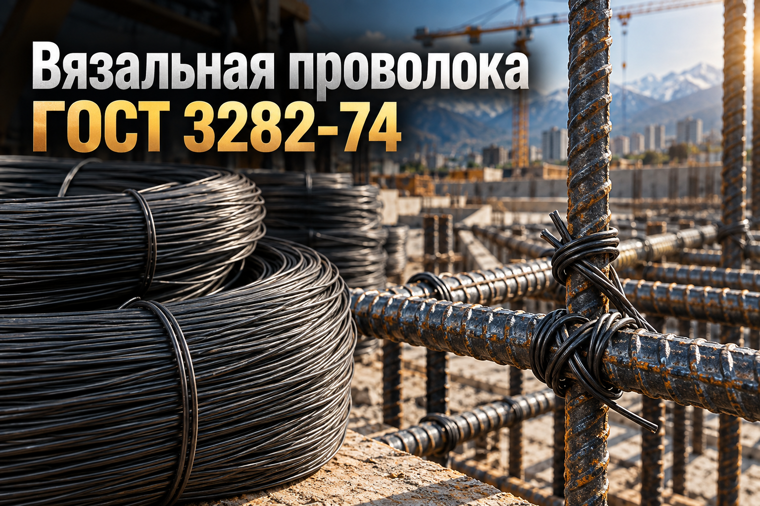 Проволока вязальная ГОСТ 3282-74 (отожженная и оцинкованная): диаметры, таблица расхода на арматуру и выбор в Казахстане