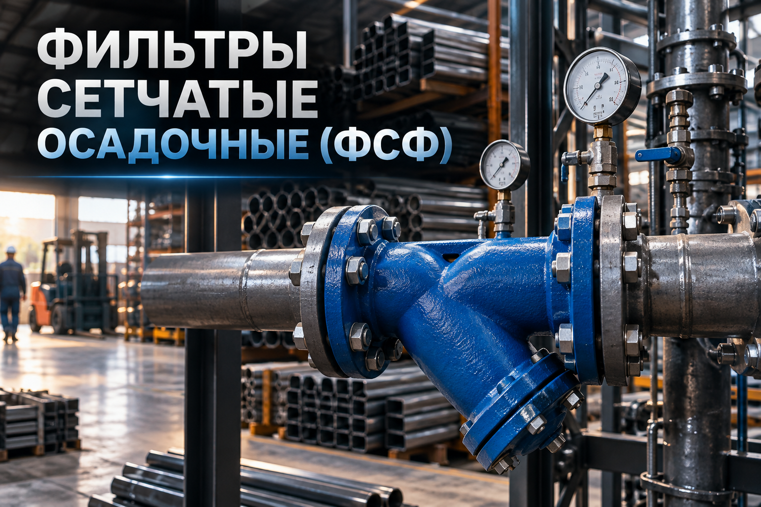 Фильтры сетчатые осадочные (ФСФ) Ду 15–300: выбор, характеристики сетки, защита насосов и правила монтажа в РК