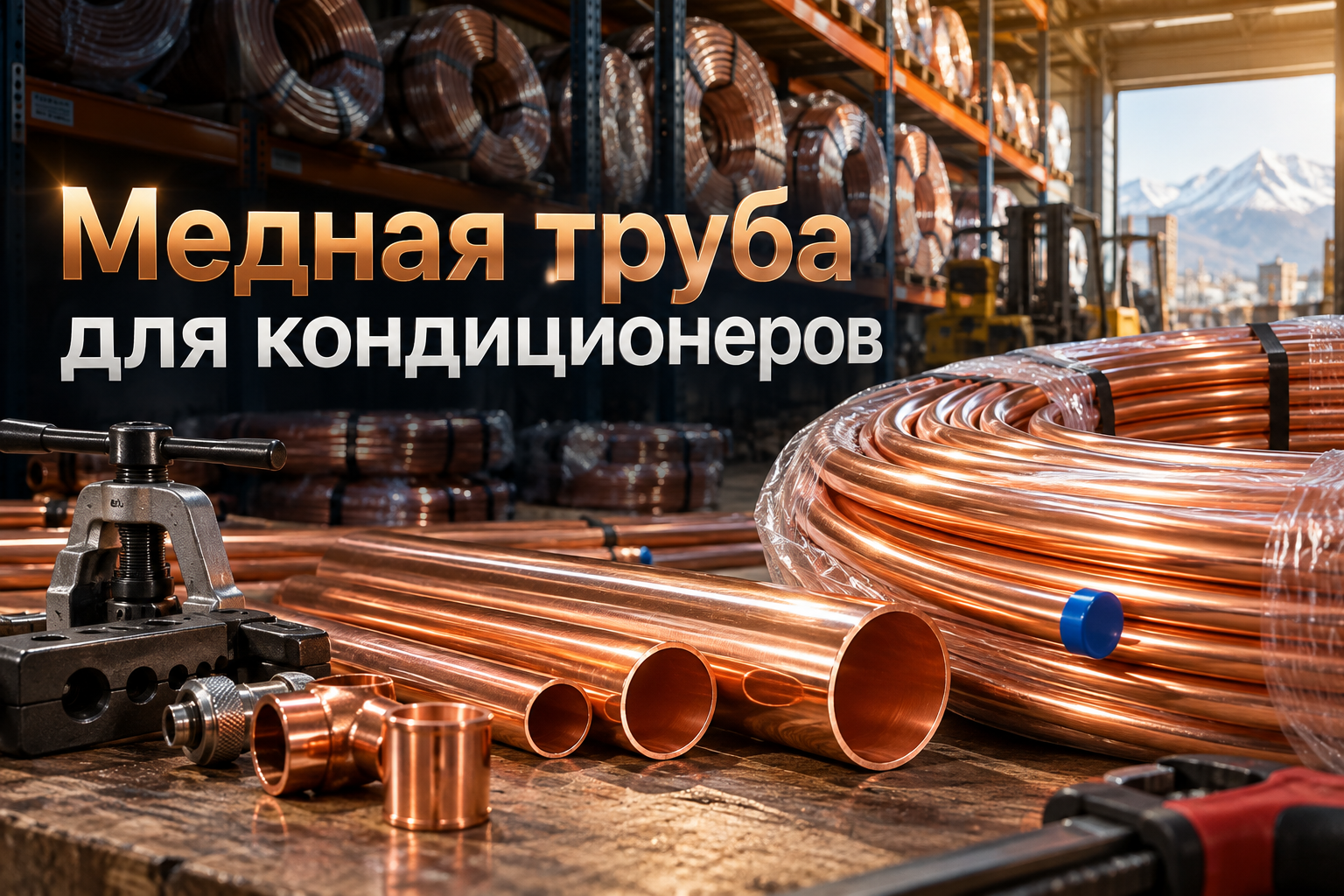 Медная труба для кондиционирования и отопления (ГОСТ 617-2006, EN 12735): дюймовые и метрические размеры, толщина стенки, пайка и расчет в Казахстане