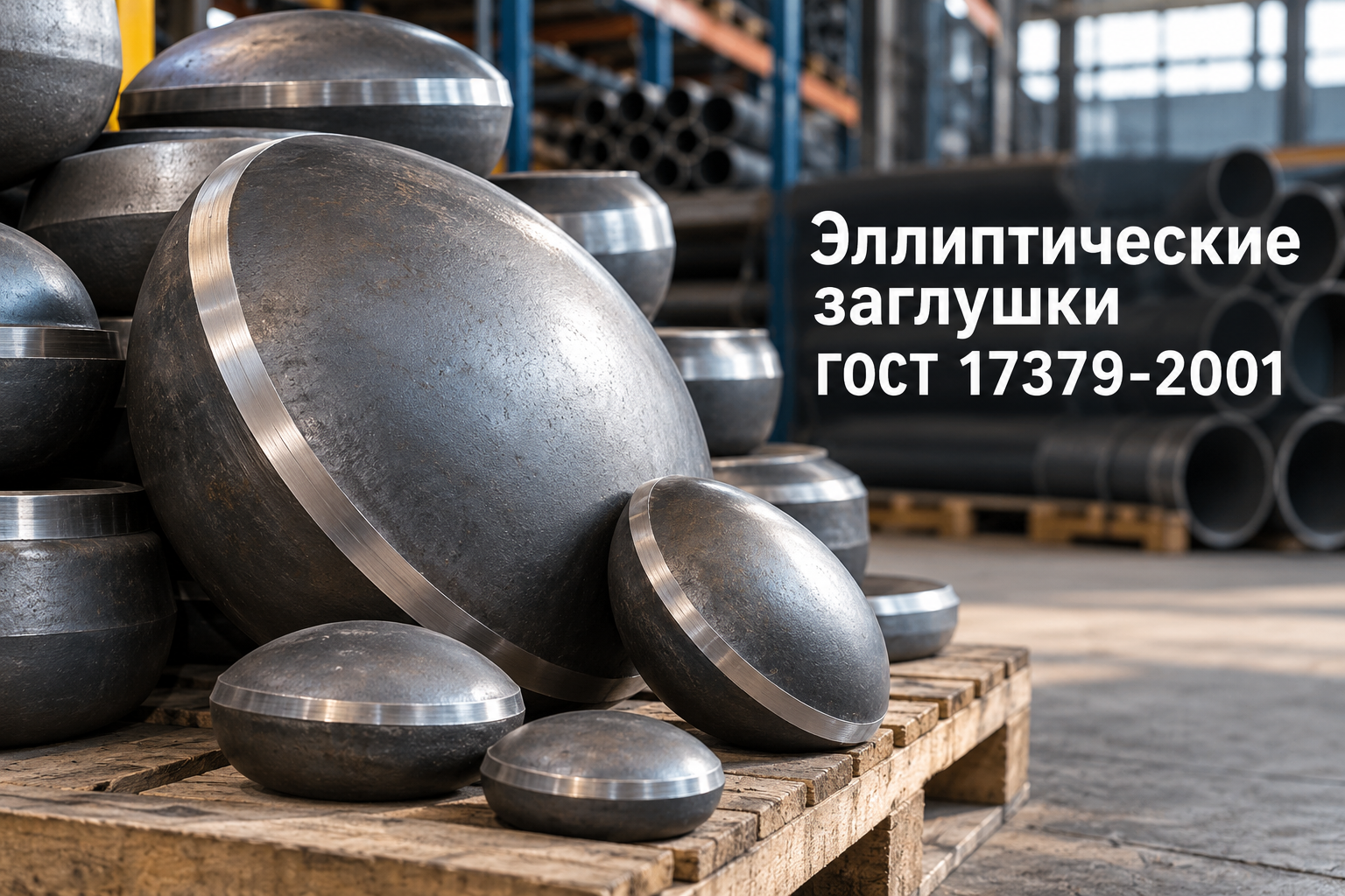 Заглушки стальные эллиптические ГОСТ 17379-2001 (Ду 15–530 мм): размеры, таблица веса, толщина стенки и правила приварки в Казахстане