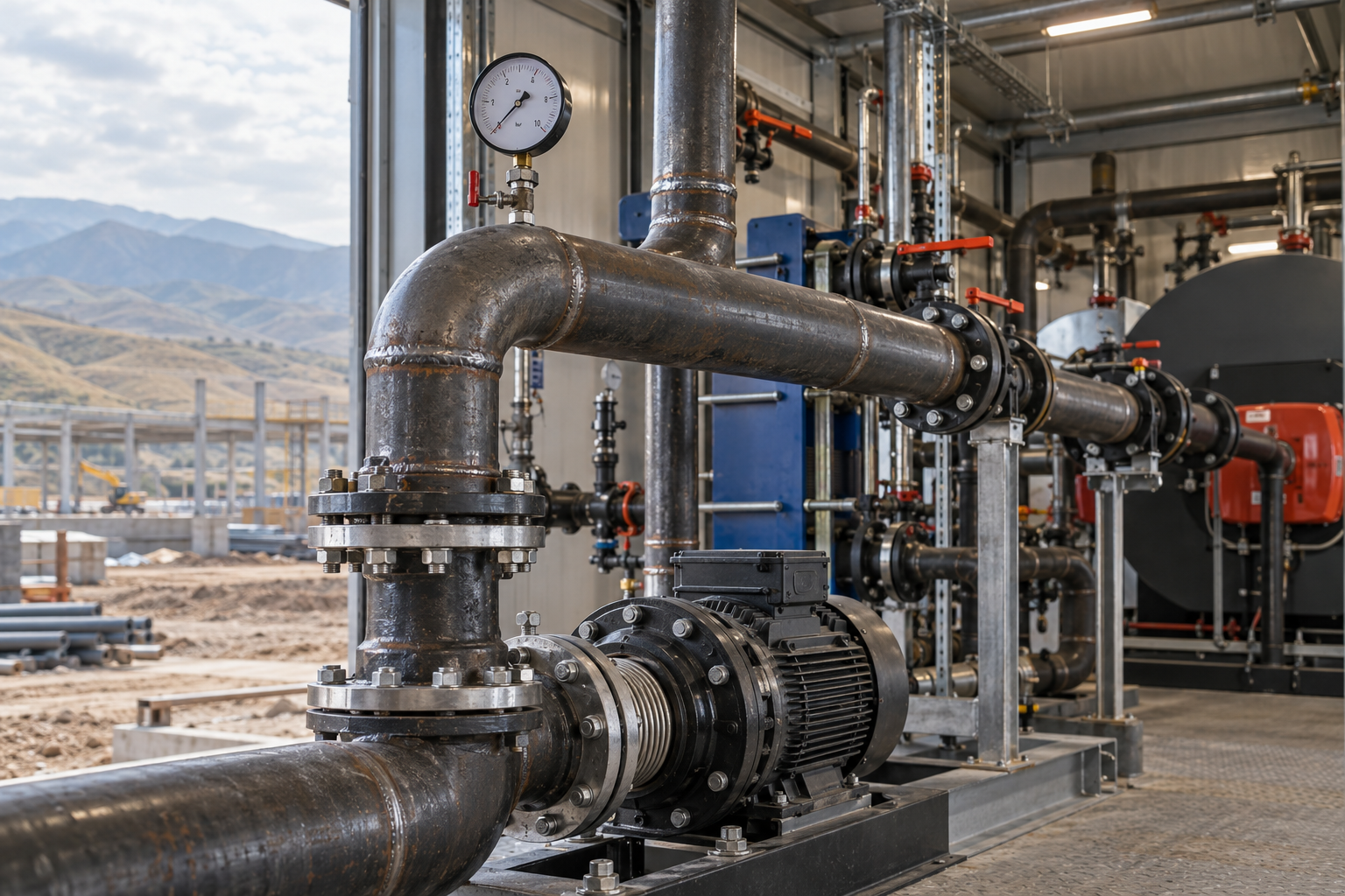 Водогазопроводные стальные трубы (ВГП) в обвязке блочно-модульных котельных (БМК): выбор стенки, виброразвязка и монтаж в РК