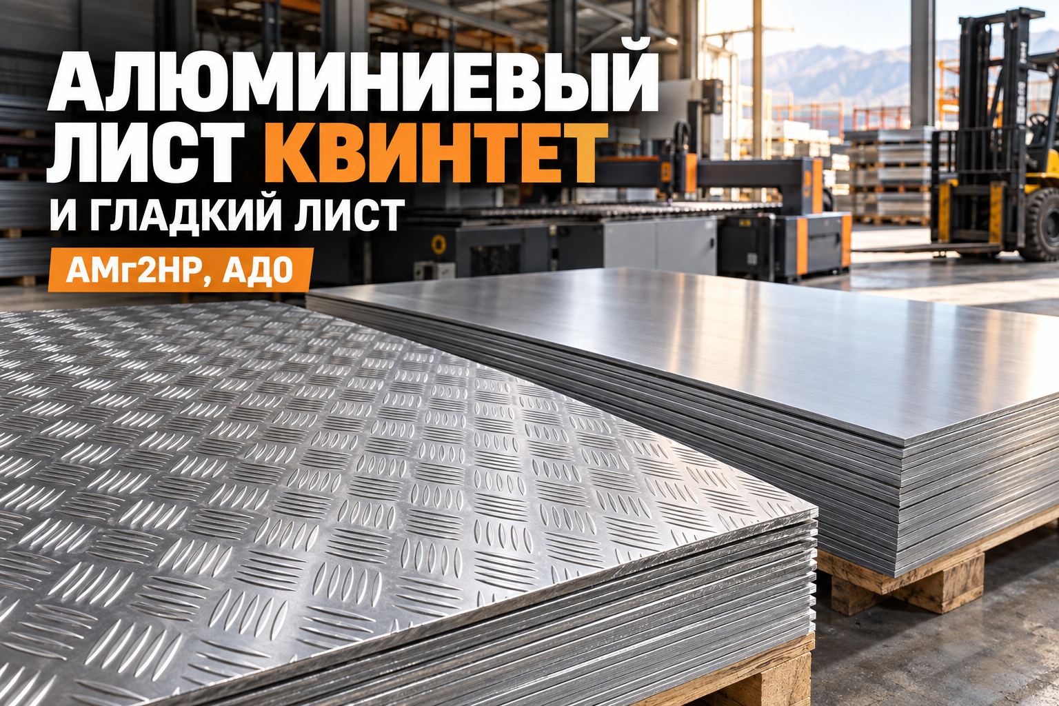 Алюминиевый рифленый лист «Квинтет» и гладкий лист: сплавы АМг2НР, АД0, расчет веса, подбор толщины 1.5–5 мм и монтаж в Казахстане