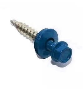 Саморез кровельный 4.8x35 ral 5010 по дереву (3 000шт) арт.1185912